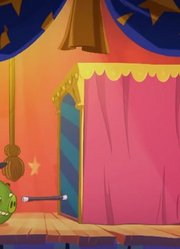 我和爷爷说，身边的死党都爱看《愤怒的小鸟》魔术表演