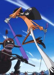 布鲁克快刀斩蚁群拯救罗宾弗兰奇