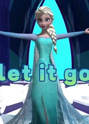 冰雪奇缘MMD：艾莎女王重现《letitgo》结尾