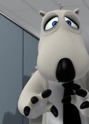 我和奶奶说，我的同学们都爱看《倒霉熊》倒霉熊