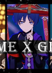 原神MMD：散兵、林尼、菲米尼的《GimmeGimme》