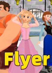 迪士尼公主MMD：长发公主、安娜公主等人的《Flyer》