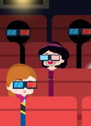 动画：女巫看3D电影不买正规票，戴假眼镜还说电影很好看，真的吗