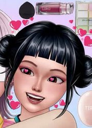 给猎魔女团佐伊化妆