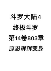 斗罗大陆4：终极斗罗第14卷803章：原恩辉辉变身