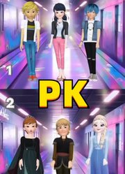 冰雪奇缘VS瓢虫雷迪：艾莎、玛丽娜2组人的PK