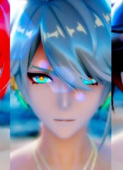 原神MMD：迪卢克、艾尔海森、钟离的《Swag》