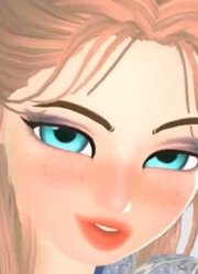 艾莎女王的“新发型pose”