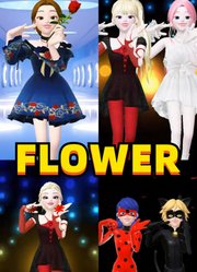 艾莎、玛丽娜、贝儿等人的开花舞