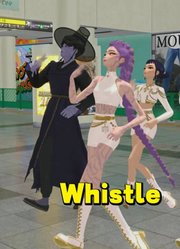 猎魔女团MMD：鲁米、秦宇等人的《Whistle》