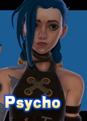 英雄联盟：双城之战2MMD，金克丝的《Psycho》