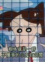 皮孩子前天开始老看《蜡笔小新》兔宝宝来到幼稚园，游戏都不玩了