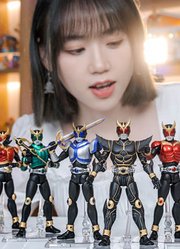 最帅的假面骑士？一口气开箱空我全形态！万代SHF真骨雕