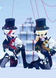 原神MMD：散兵等风系少男的“提线木偶”表演