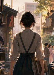 针线织晨光