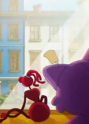 窗外阳光正好，三个小家伙在窗边偷偷吃零食？#动漫春日爆肝创作季#