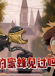 男孩到废弃村庄探险，意外发现超级大蜜蜂！
