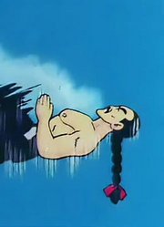 桃白白攀爬卡林塔