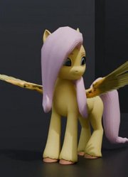 小马宝莉MMD：小蝶展示自己的翅膀