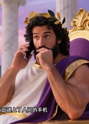 宙斯沉迷手机拍照出糗，众神合影变独角戏