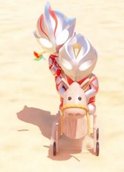 光之国全员骑马名场面小梦被宠成小公主