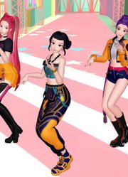 猎魔女团MMD：鲁米、佐依、米拉的表演