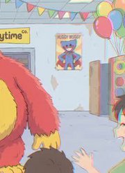 红色毛怪突然现身玩具店，孩子们尖叫着扑上去！#动漫夏日爆肝创作季#