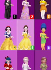 艾莎、安娜、星期三等人的僵尸舞对比