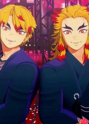 鬼灭之刃MMD：炼狱杏寿郎兄弟两的《表里一体》