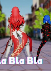 瓢虫雷迪“联动”崩坏MMD：玛丽娜等人的《BlaBlaBla》