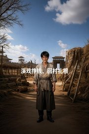 演戏挣钱，回村扎根