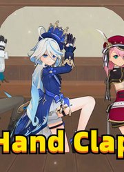 原神MMD：芙宁娜、夏洛蒂、琳妮特的《HandClap》