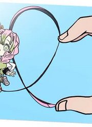 鬼灭之刃比心拍照挑战