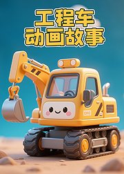 工程车动画故事