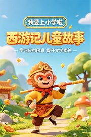 我要上小学啦：西游记儿童故事学习应付困难提升文学素养