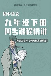 初中语文九年级下册同步课程精讲