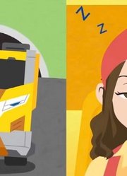 《迷你特工队动画片》注意开车安全，疲劳驾驶要不得