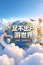 足不出户游世界：听故事环游世界大地音频版