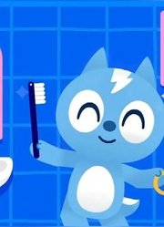 《迷你特工队动画》弗特宝宝养成自觉刷牙的好习惯，爱护牙齿健康