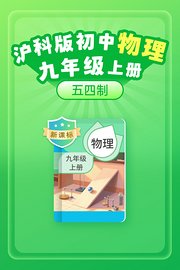 新课标沪科版初中物理九年级上册（五四制）