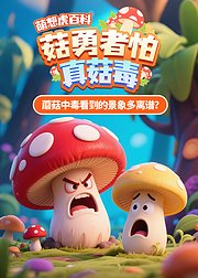 萌想虎百科菇勇者怕真菇毒
