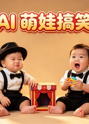 AI萌娃搞笑