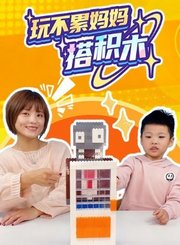 玩不累妈妈搭积木