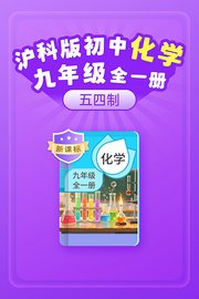 新课标沪科版初中化学九年级全一册（五四制）
