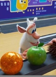 奇趣大眼鼠：布巴小可爱打保龄球，有什么乱入了？青苹果和板栗？
