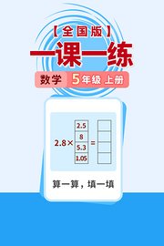 一课一练数学5年级上册全国版