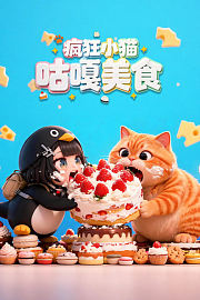 疯狂小猫咕嘎美食