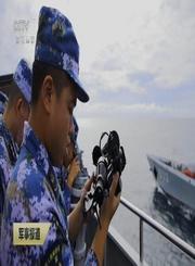 南海海域舰艇编队实战化训练