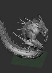 海怪模型丨3D建模丨ZBRUSH教学丨王氏教育集团