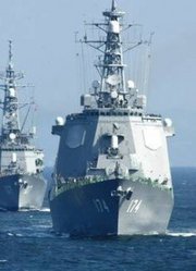 日本大中型军舰数量位居世界第三